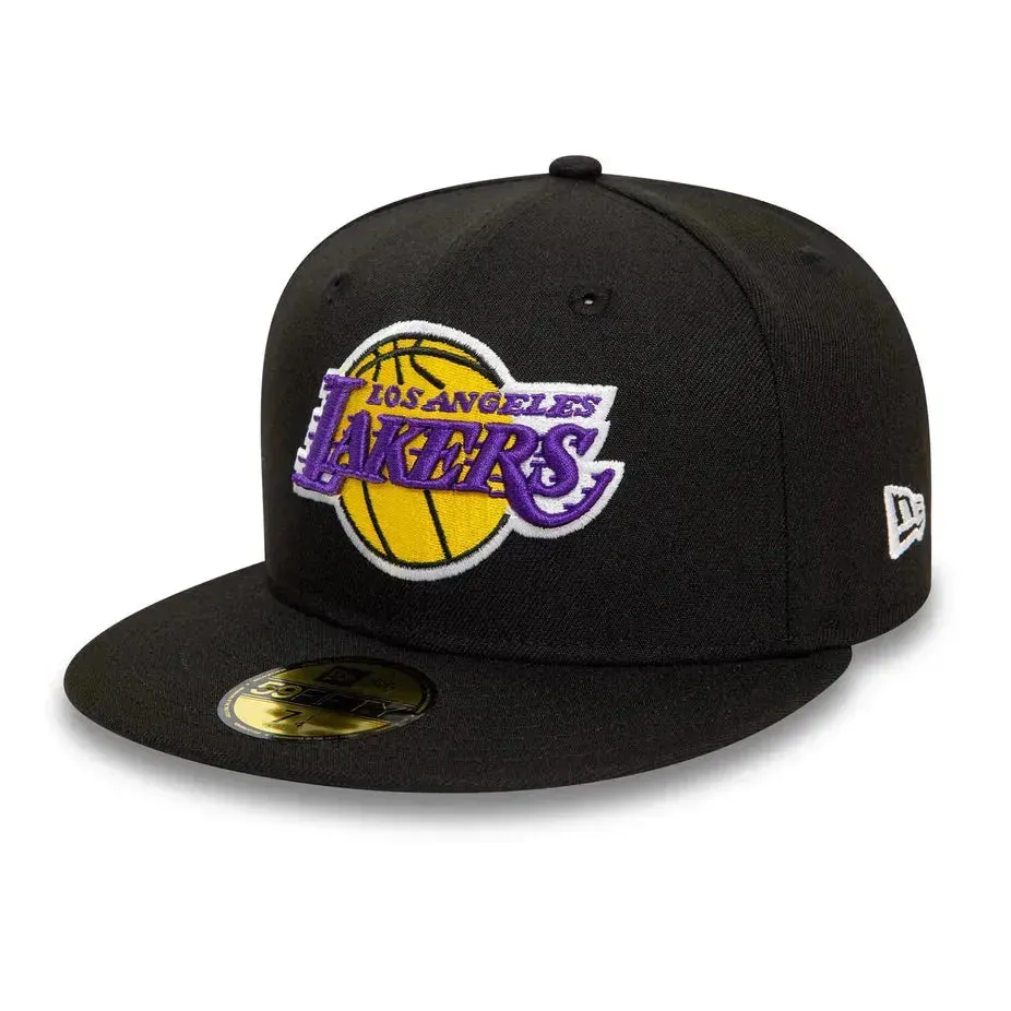 Grab It Now Limited Time Offer! New Era 59Fifty Nba Essential Los Angeles Lakers Black Fitted Cap