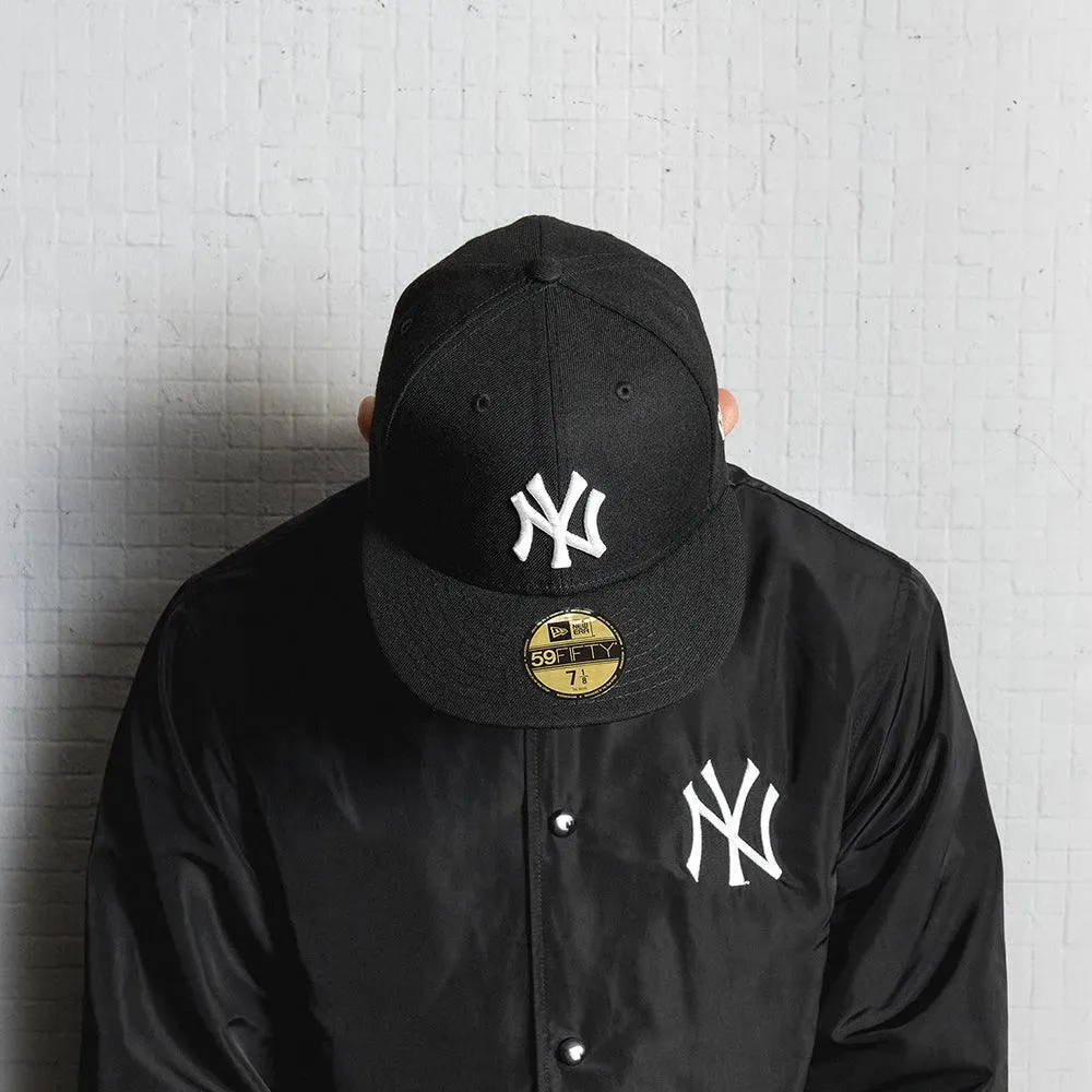 New Era 59Fifty New York Yankees Black / White Fitted Cap Weekend Sale Special Grab Your Hot Pick