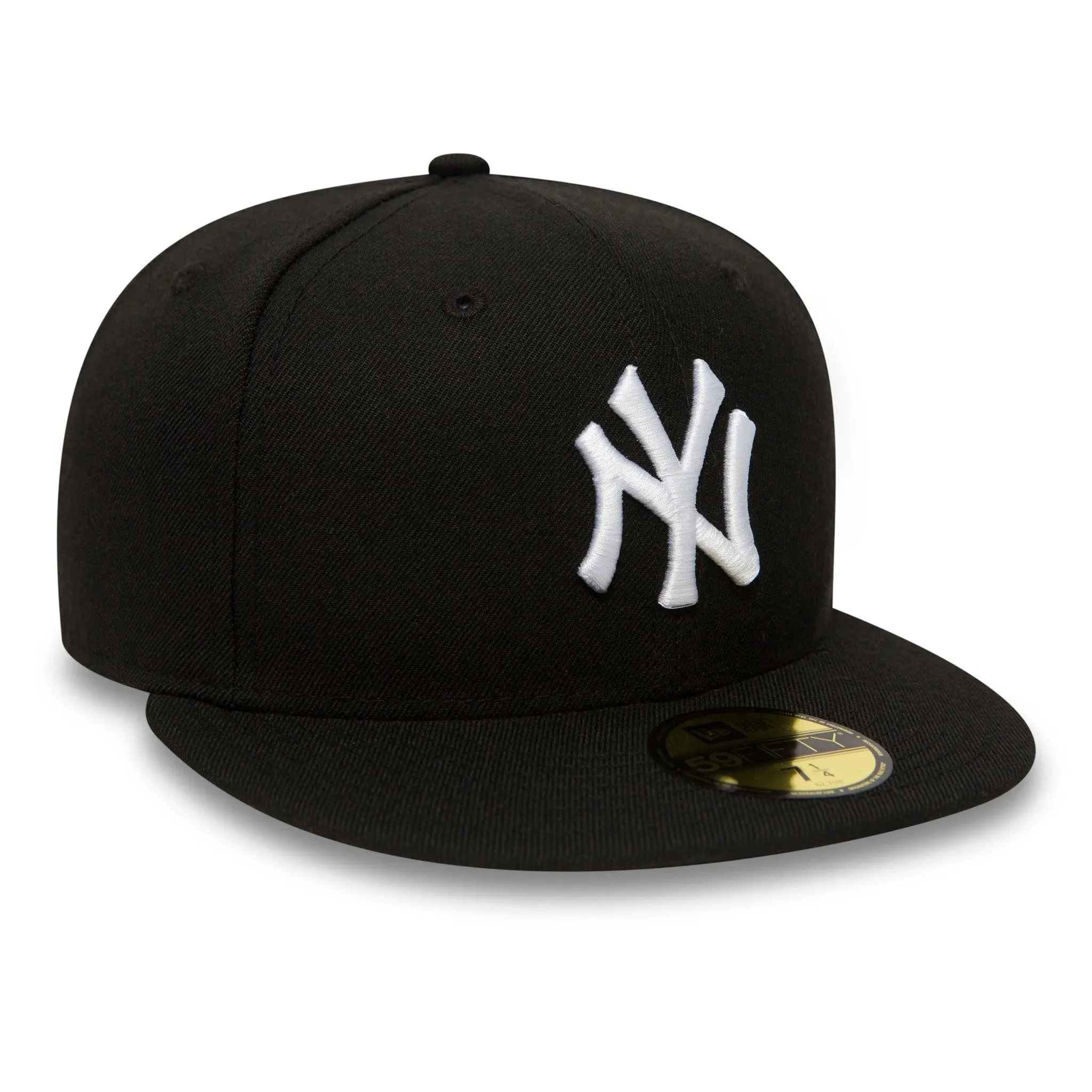 New Era 59Fifty New York Yankees Black / White Fitted Cap Mega Sale Now