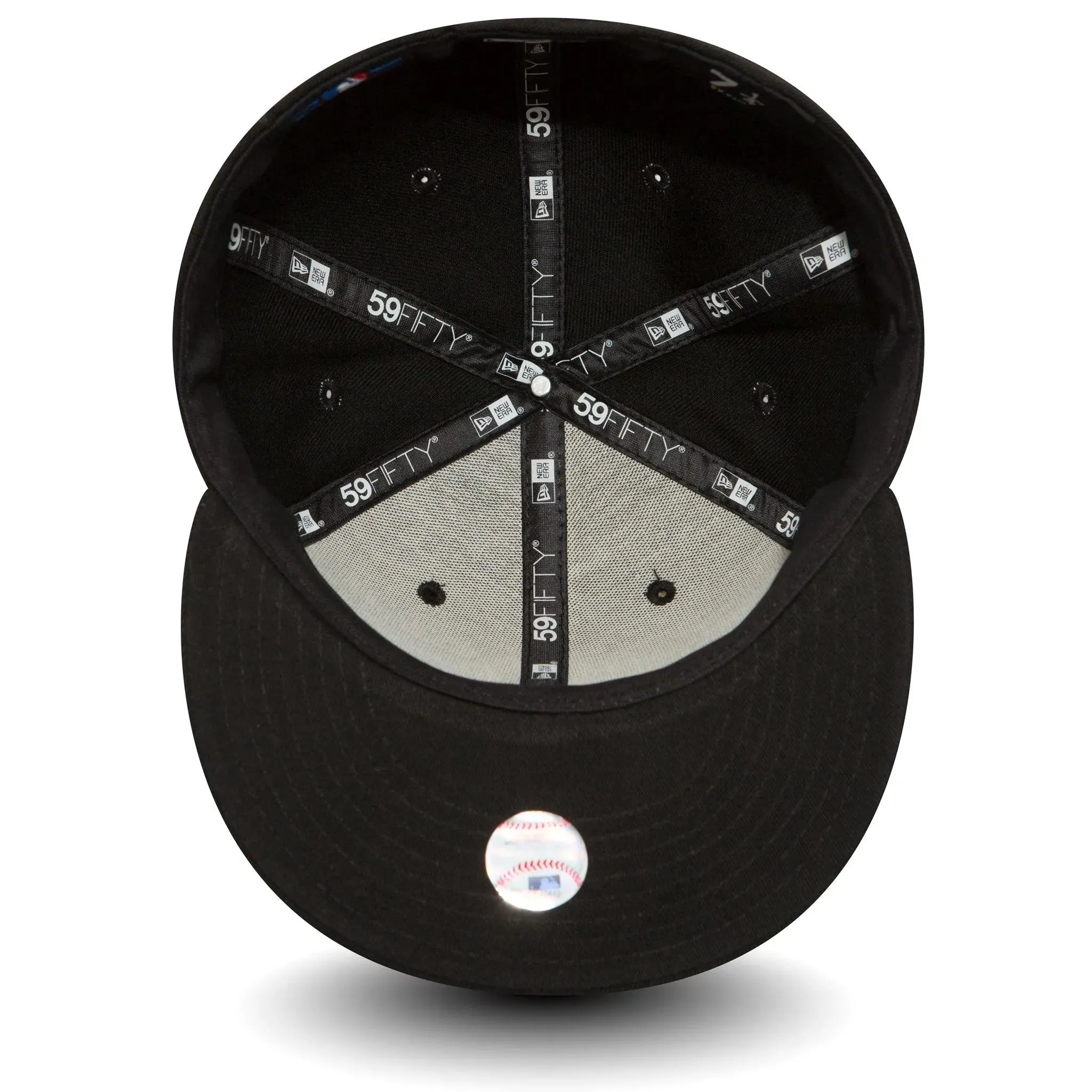 New Era 59Fifty New York Yankees Black / White Fitted Cap Save Big Online Sweet Deal Today
