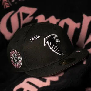 Hot Offer Inside Grab & Save Today New Era 59Fifty Nfl Atlanta Falcons 1966 Established Black / Pink Uv Fitted Cap
