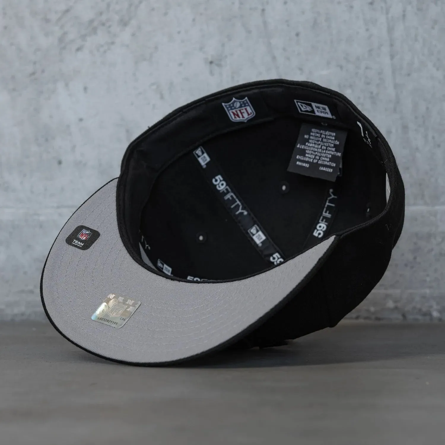 Todays Trending Deals New Era 59Fifty Nfl Las Vegas Raiders Black / Grey Uv Fitted Cap