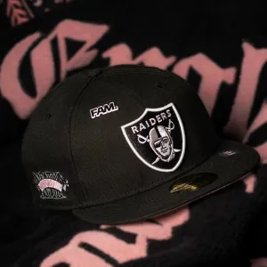 New Era 59Fifty Nfl Las Vegas Raiders Super Bowl Xviii Black / Pink Uv Fitted Cap Best Deal Online Hot Sale Alert