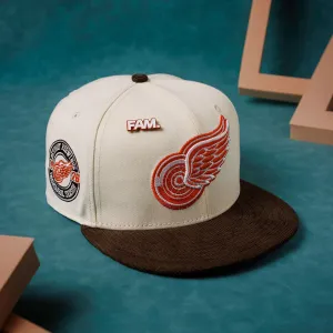Todays Steal New Era 59Fifty Nhl Detroit Red Wings Inaugural Season 1926 Two Tone / Orange Uv Fitted Cap