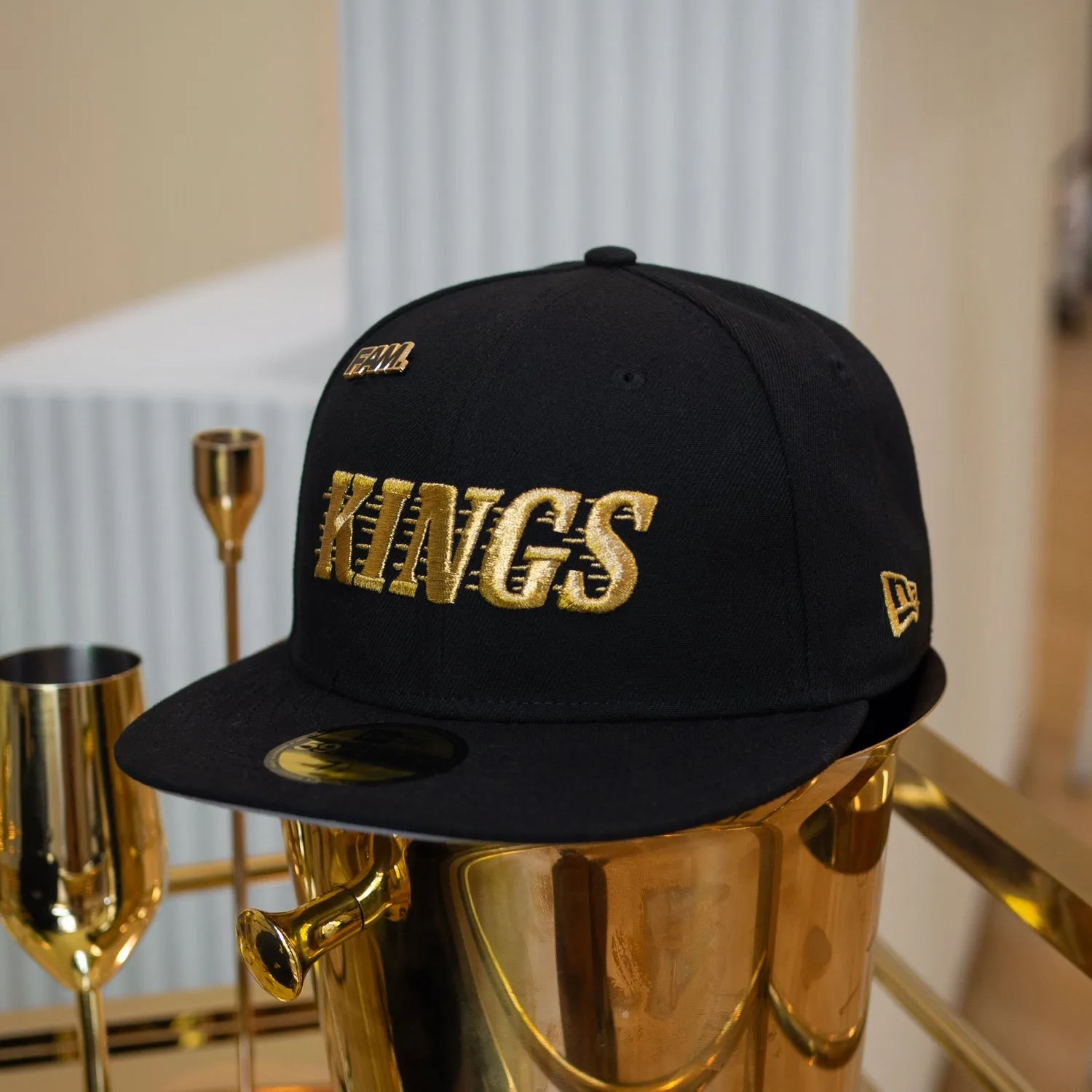Limited Time Steal New Era 59Fifty Nhl Los Angeles Kings Black / Grey Uv Fitted Cap