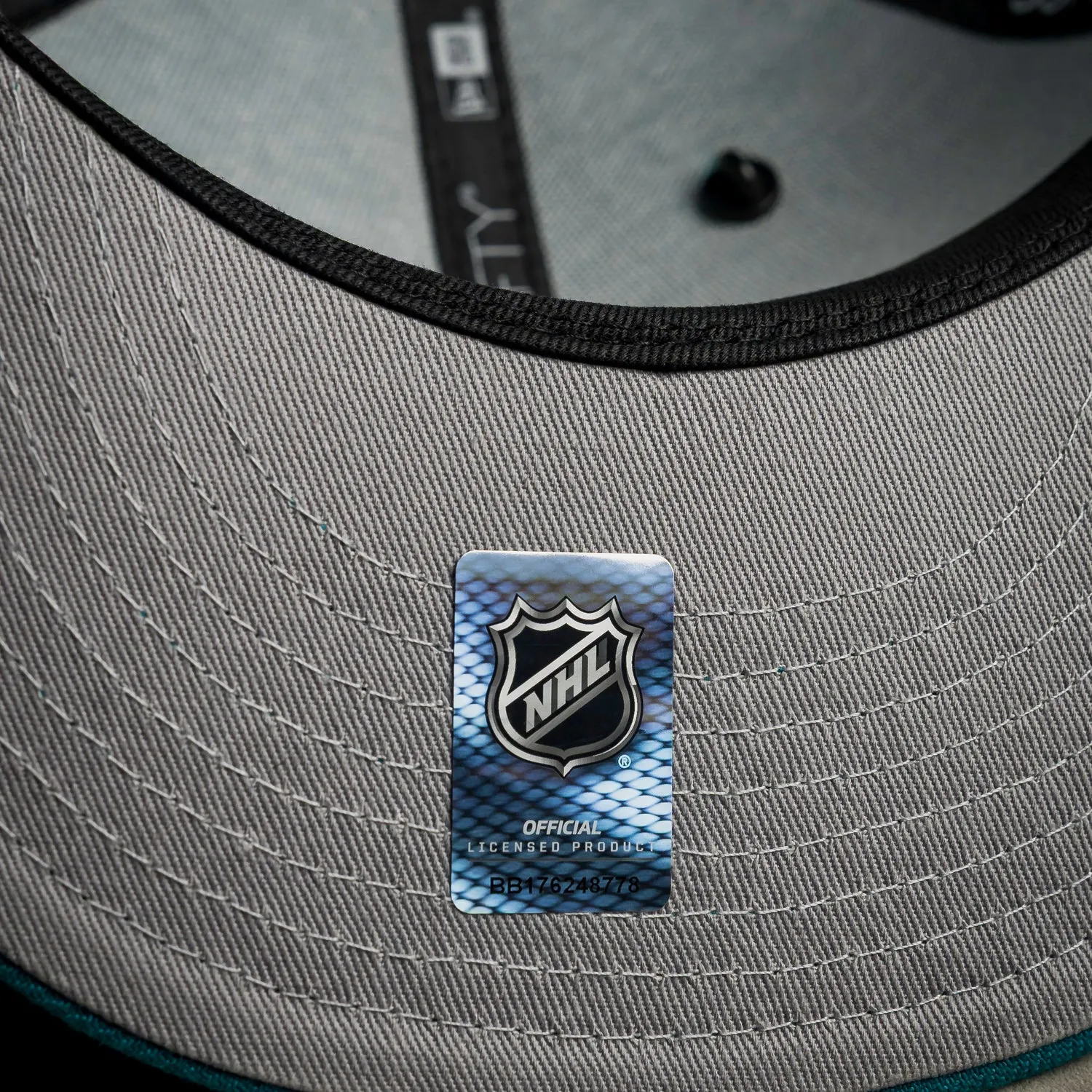 Dont Miss Todays Deal Best Deal Alert New Era 59Fifty Nhl San Jose Sharks Aqua / Gray Uv Fitted Cap