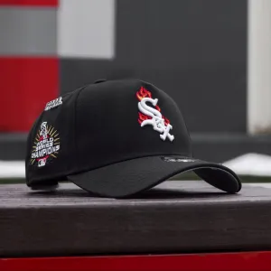 New Era 9Forty A-Frame Mlb Chicago White Sox World Series Champions 2005 Black / Grey Uv Snapback Hot Pick Online