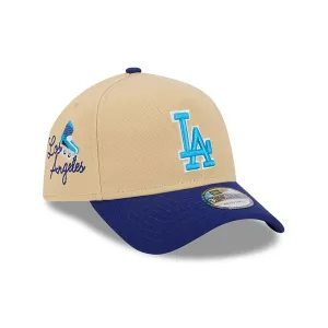 New Era 9Forty A-Frame Mlb Los Angeles Dodgers Two Tone / Dark Blue Uv Snapback Cap Special Occasion Discount Gift Ideas Galore