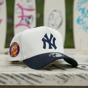 New Arrival Discount New Era 9Forty A-Frame Mlb New York Yankees 50Th Anniversary Two Tone / Kelly Green Uv Snapback