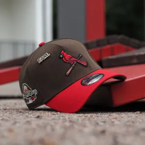 Best Deal Alert New Era 9Forty A-Frame Mlb St. Louis Cardinals Walnut / Kelly Green Uv Snapback