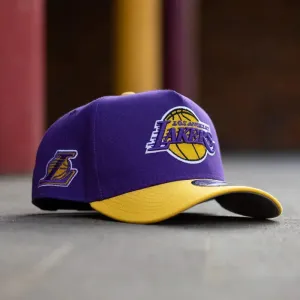 Unmissable Deal Today New Era 9Forty A-Frame Nba Los Angeles Lakers Two Tone / Grey Uv Snapback Cap
