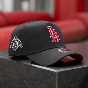 Flash Sale Alert Now New Era 9Forty Los Angeles Angels Side Patch Black / Scarlet Red Uv