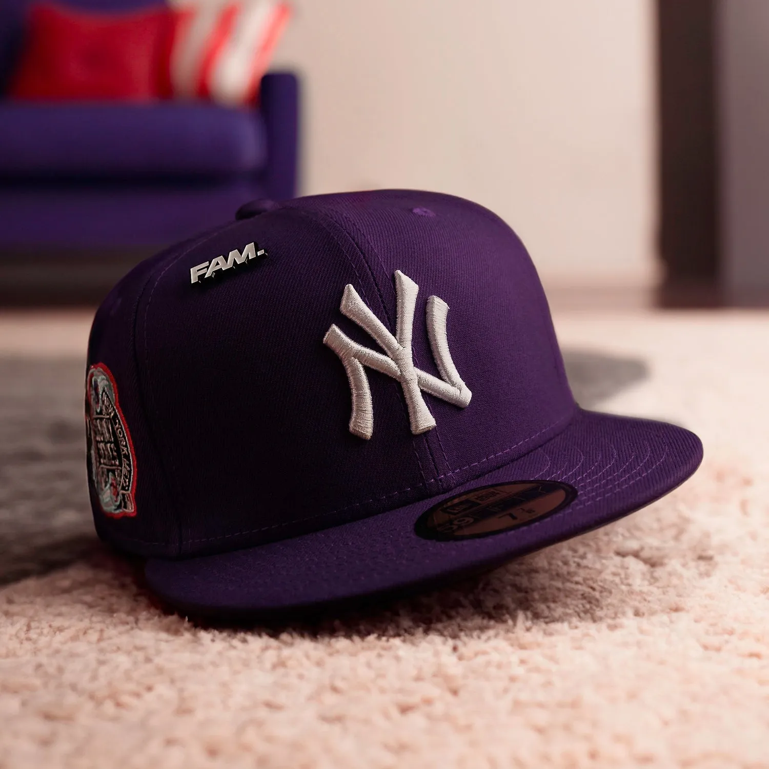 Flash Offer Today Online Exclusive Offer New York Yankees Mlb Purple Blue Uv / New Era 59Fifty Fitted Cap