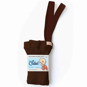 Shop the Savings Now Silly Silas Footed Tights Chocolate Brown