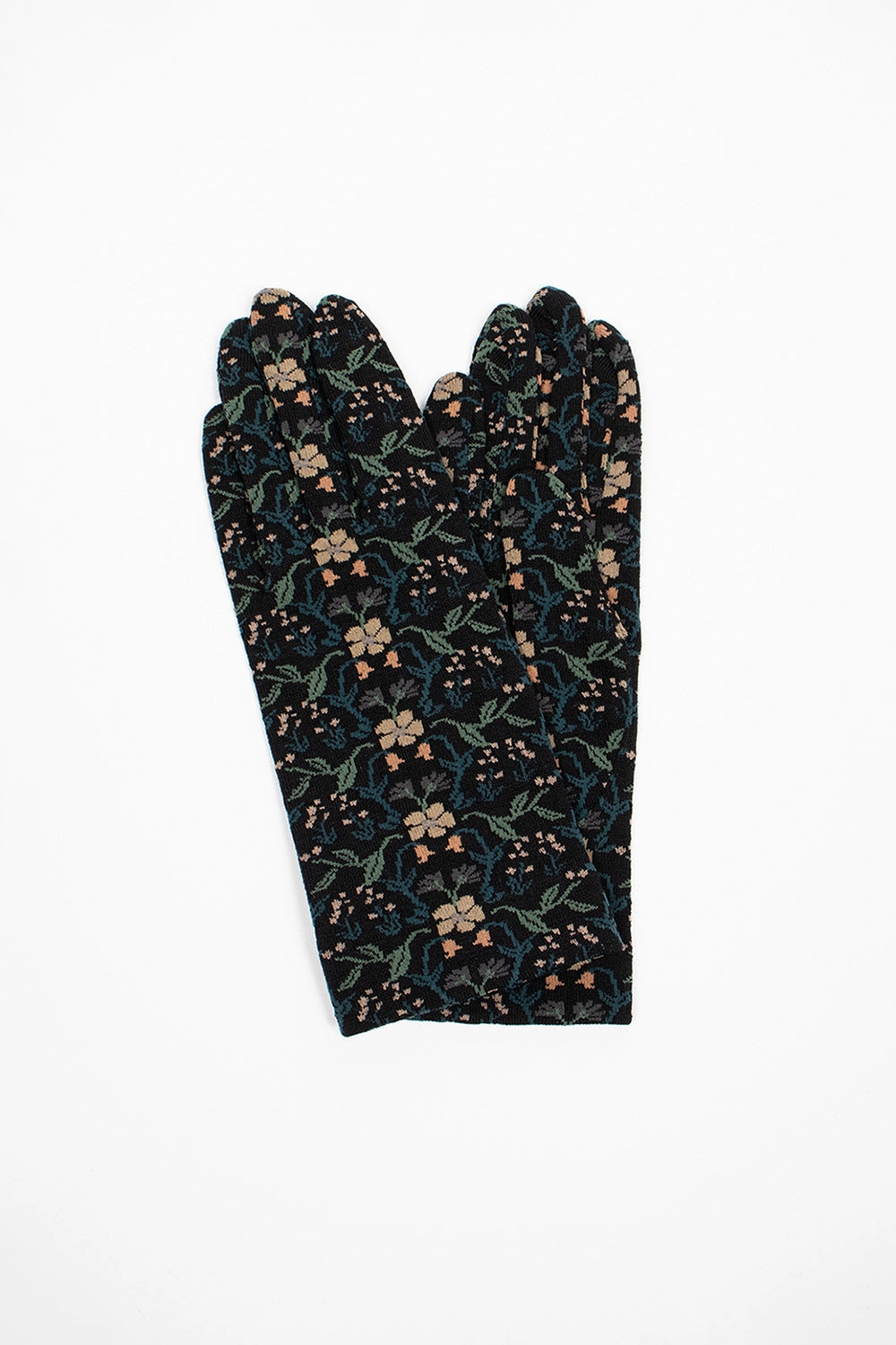 Grab It Before Gone Ng1-774 Gloves Black Floral