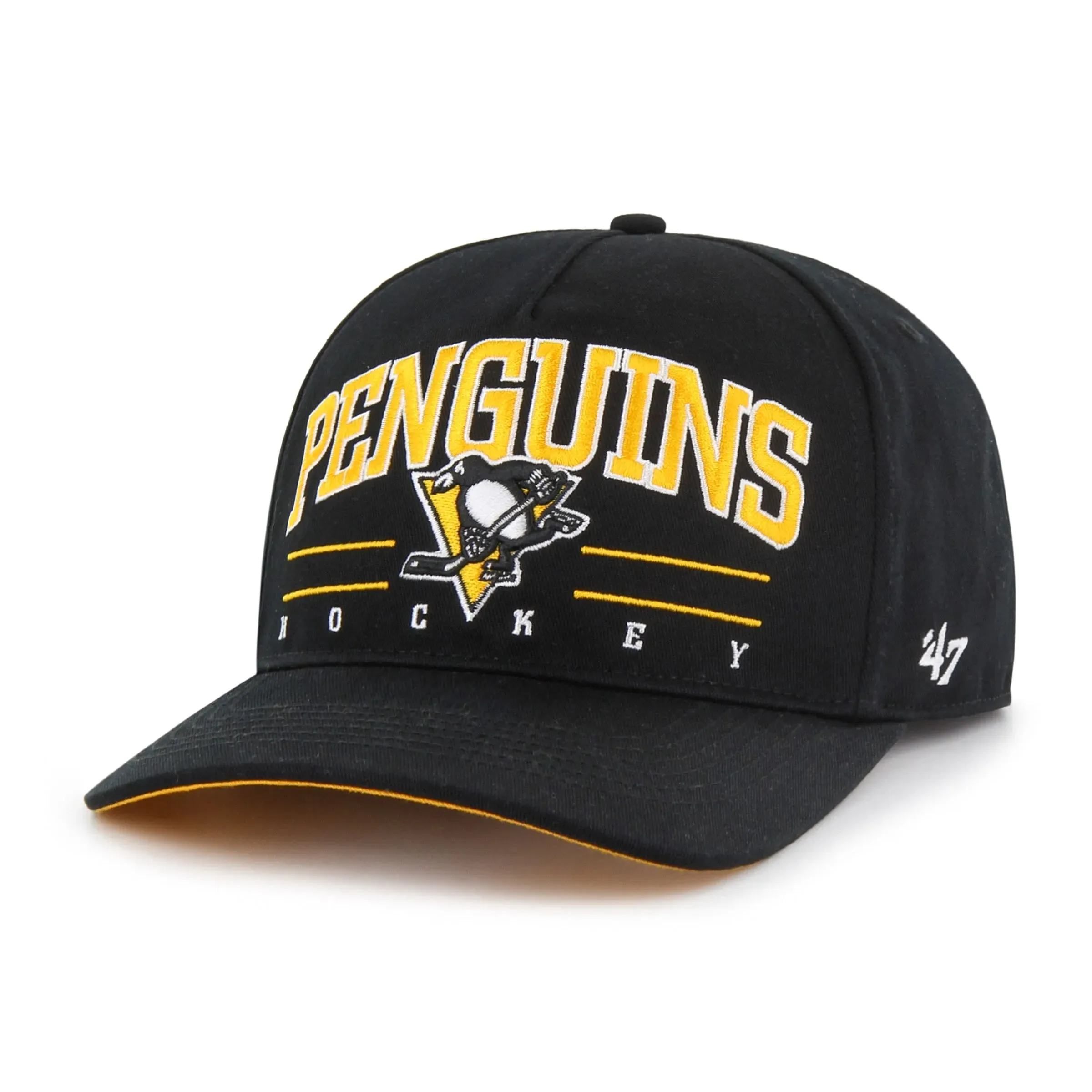 Nhl Pittsburgh Penguins Roscoe '47 Hitch Black Cap Special Savings Today Gift-Worthy Sale
