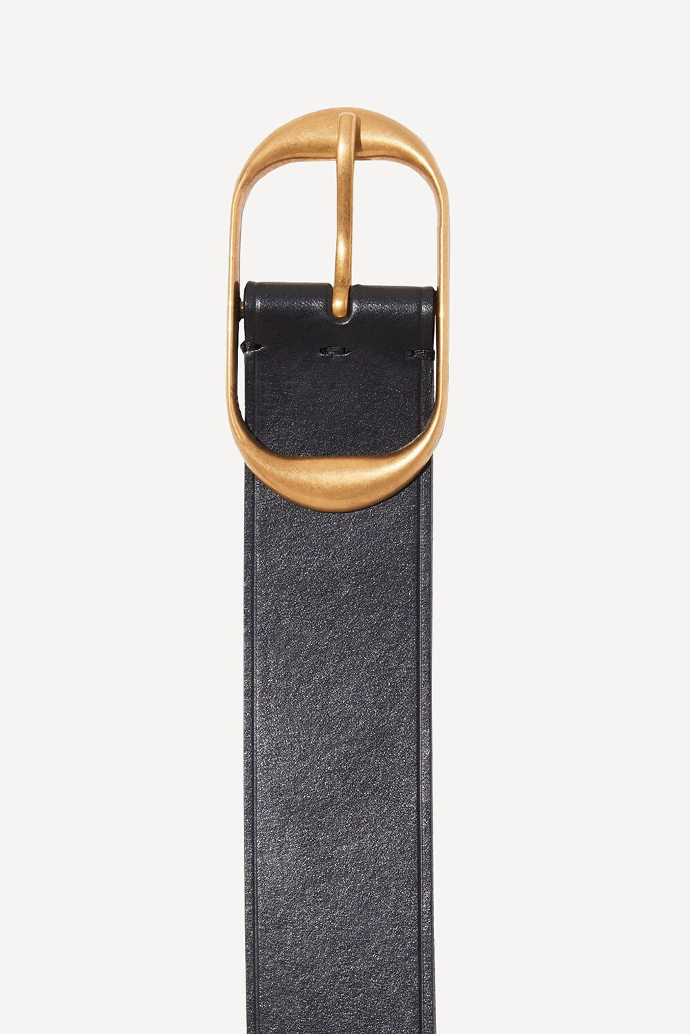 Nili Belt In Black With Antique Brass Buckle Mega Online Discount Limited Offer Alert