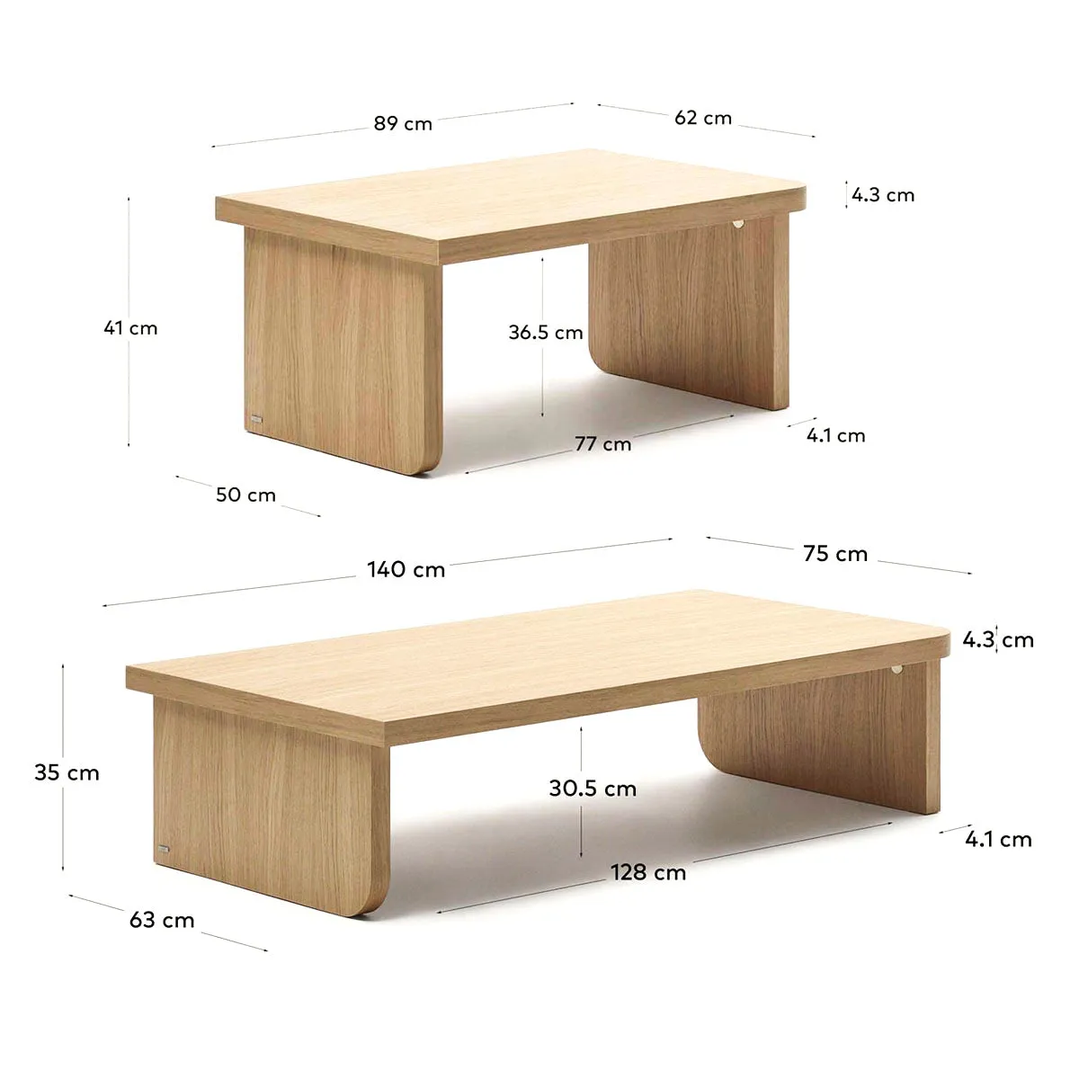 Oaq Coffee Table (Set of 2)