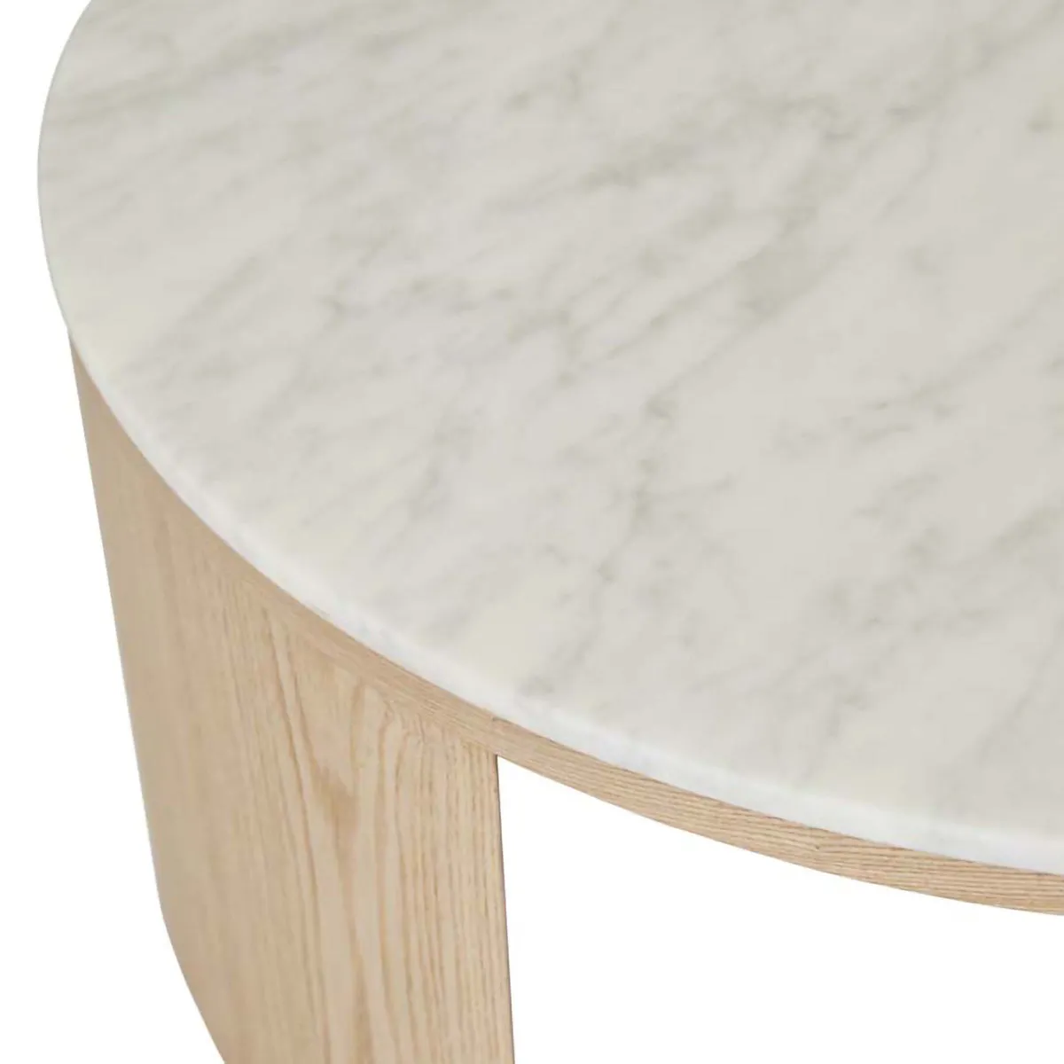 Oberon Crescent Marble Coffee Table