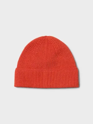 Off-Race Merino Knit Beanie In Copper Orange Best Seller Deal