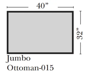 Omnia - Georgia - Jumbo Ottoman