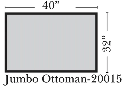 Omnia - Peninsula - Jumbo Ottoman