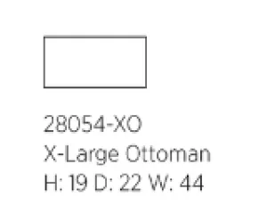 One for Victory - Lawson -  XL Ottoman