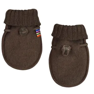 Limited Time Sale Joha Wool Dark Bark Mittens W/O Thumb