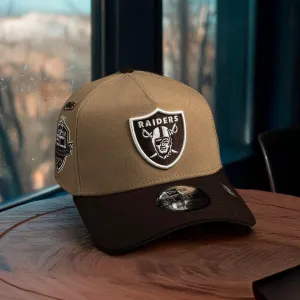 Hot Deal Alert Las Vegas Raiders Nfl Camel Grey Uv / New Era 9Forty A-Frame