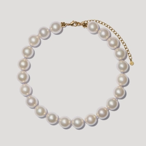 Exclusive Online Discount Trending Now Offer Bon Bon The Mermaid Pearl Necklace, Lilac Thread