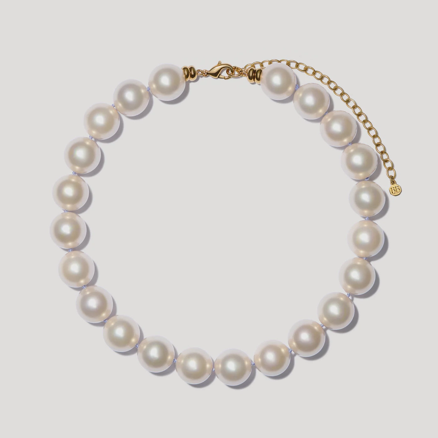 Exclusive Online Discount Trending Now Offer Bon Bon The Mermaid Pearl Necklace, Lilac Thread