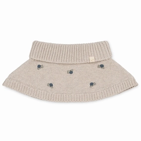 That'S Mine Pistachio Shell Melange Gorgette Knitted Neck Warmer Blueberry Exclusive Hot Pick Clearance Steal Today