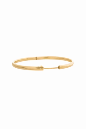Cherish Gold Bangle Bracelet Small Grab & Save Today Clearance Blowout