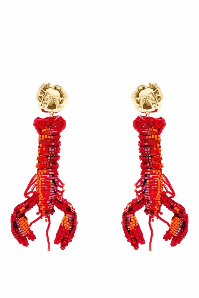 Lobster Drop Earrings Online Exclusive Savings New Arrival Discount