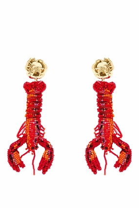 Lobster Drop Earrings Online Exclusive Savings New Arrival Discount