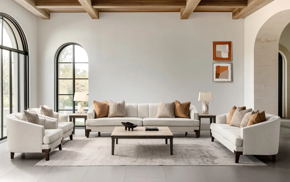 Opaline  White Velevt sofa