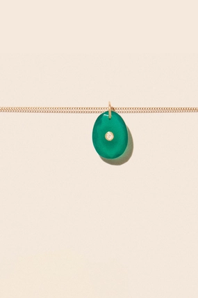 Trending Savings Now Exclusive Online Deal Orso N1 Necklace In Green Onyx