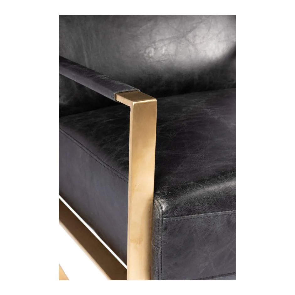 Paradiso Chair Onyx Black Leather
