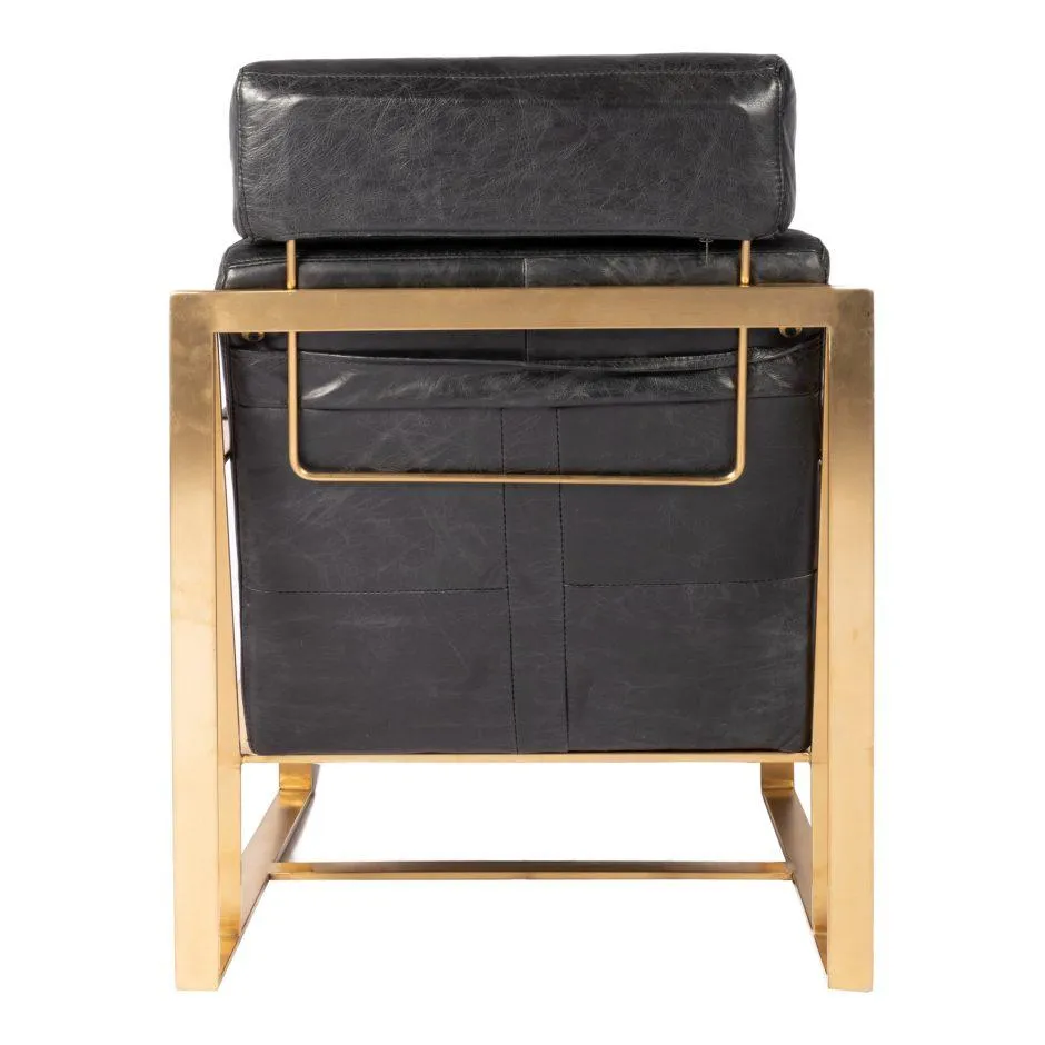 Paradiso Chair Onyx Black Leather