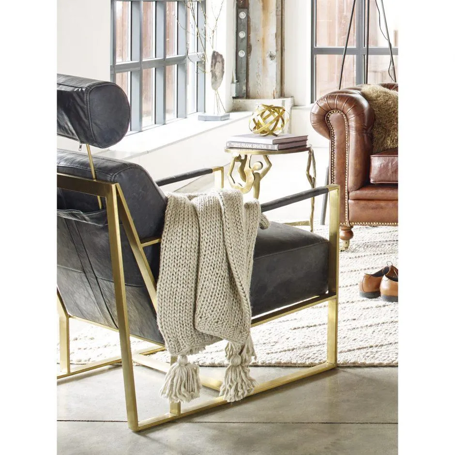 Paradiso Chair Onyx Black Leather