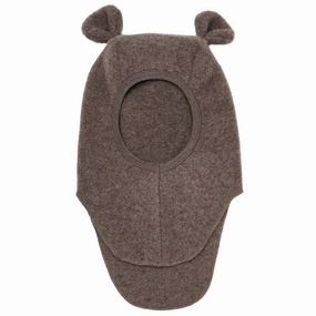 Shop Smart & Save Huttelihut Brown Melange Balaclava Ears Wool Fleece