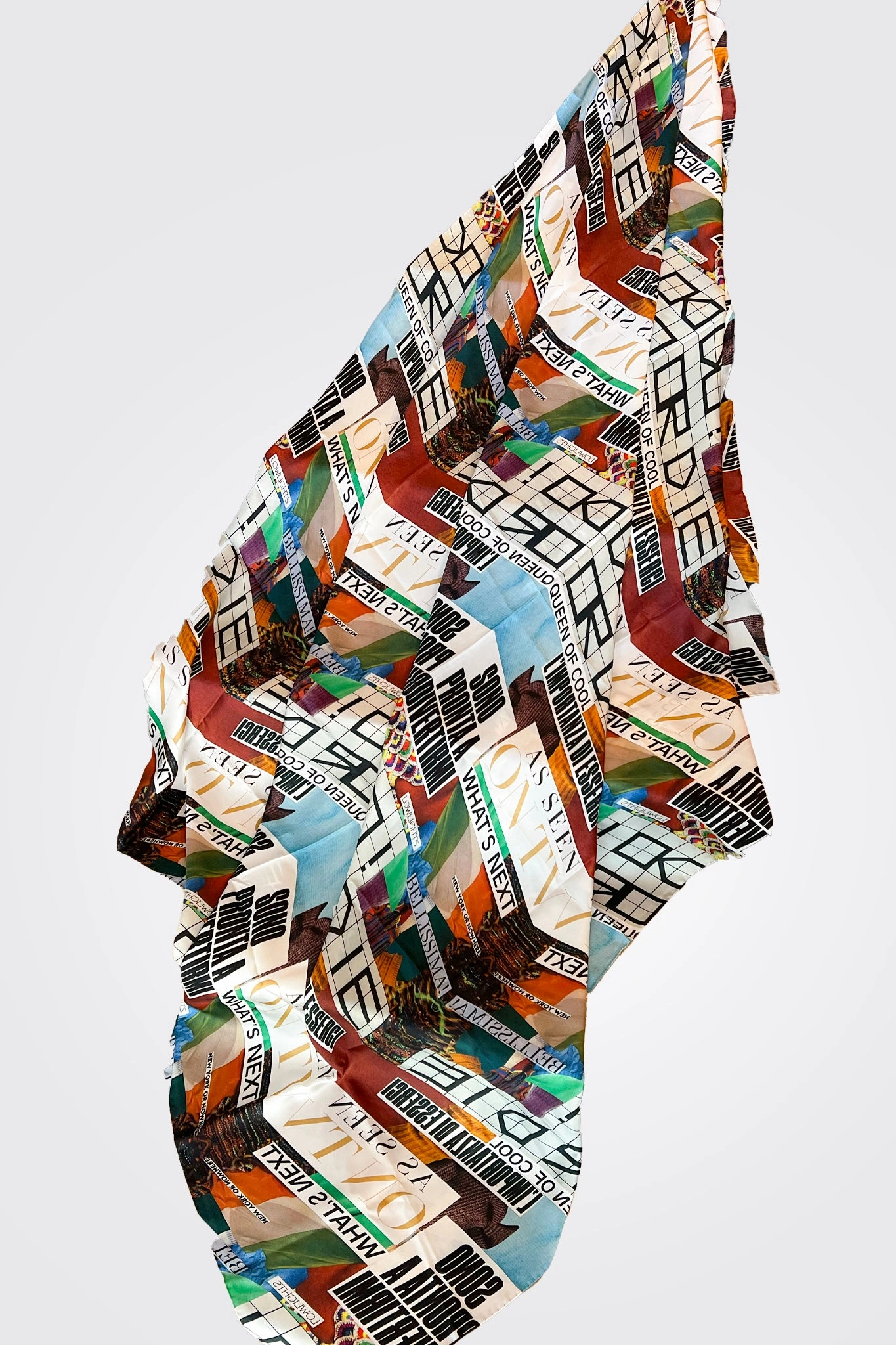 Large Scarf - Do Or Die Print Clearance Event Alert Exclusive Online Offer