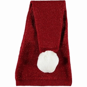 Name It Red Dahlia W. Red Lurex Rinjaha Christmas Hat Hot Price Drop Last Chance Steal