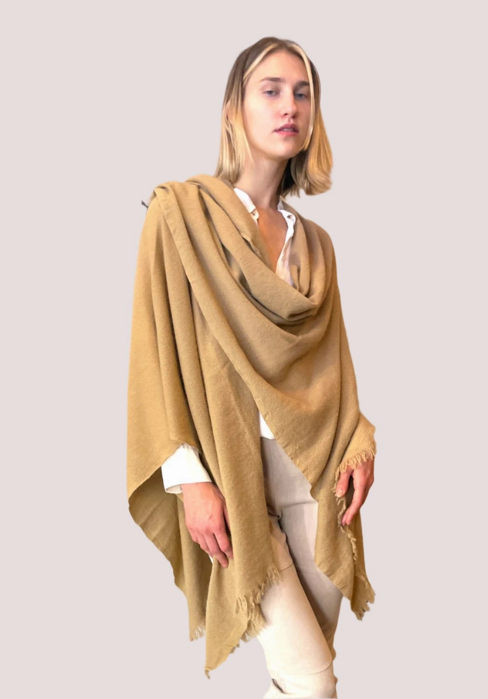 Poncho - Dijon Hot Pick Online Sale Ending Soon