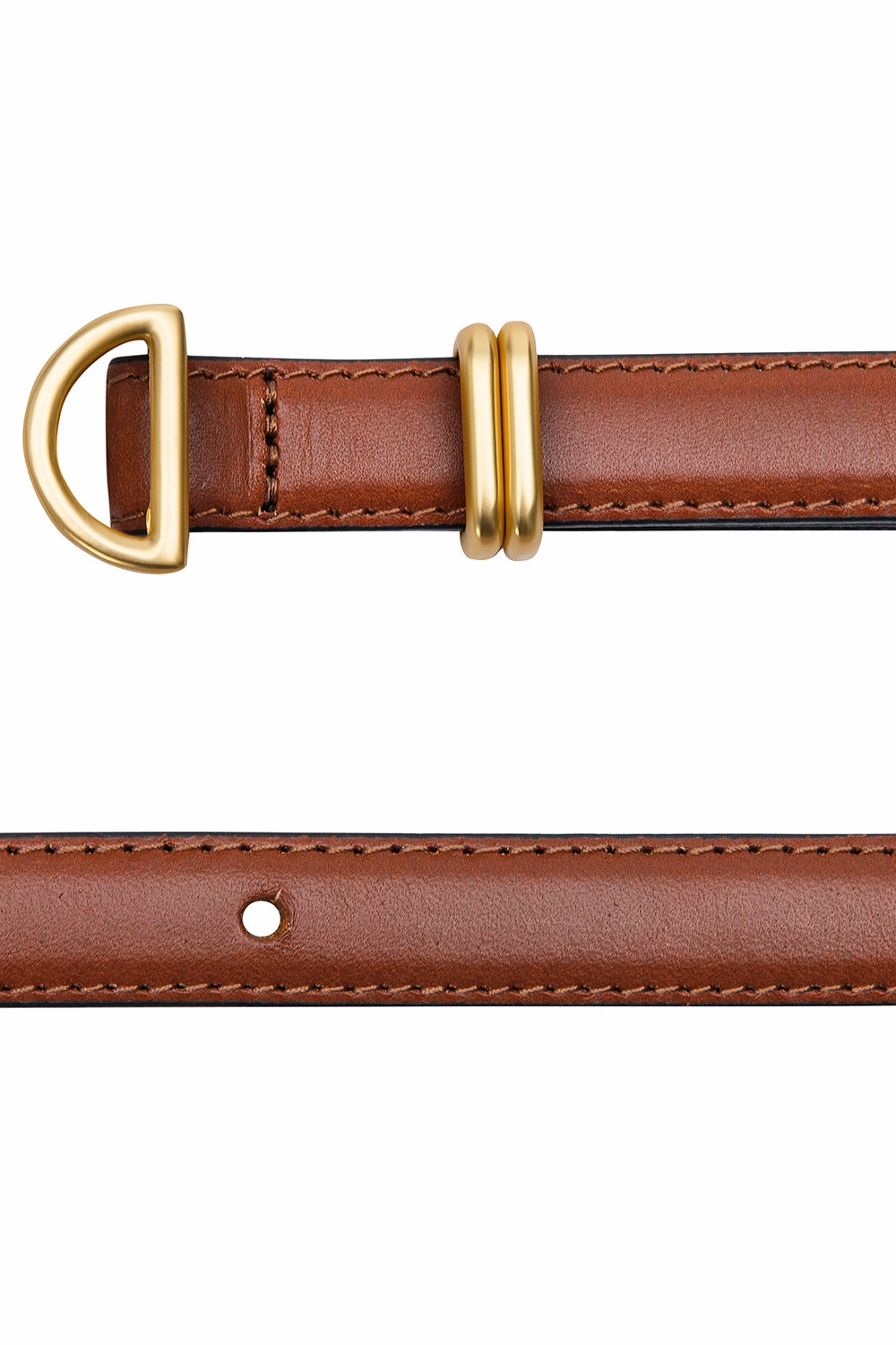 Petit Crescent Belt In Tobacco Special Deal Frenzy Grab Your Savings