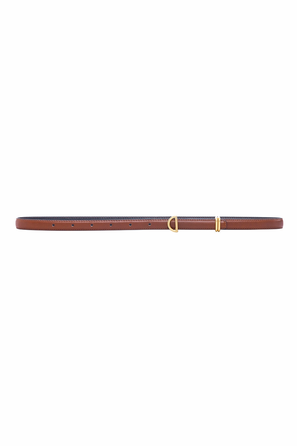 Save Big Online Petit Crescent Belt In Tobacco