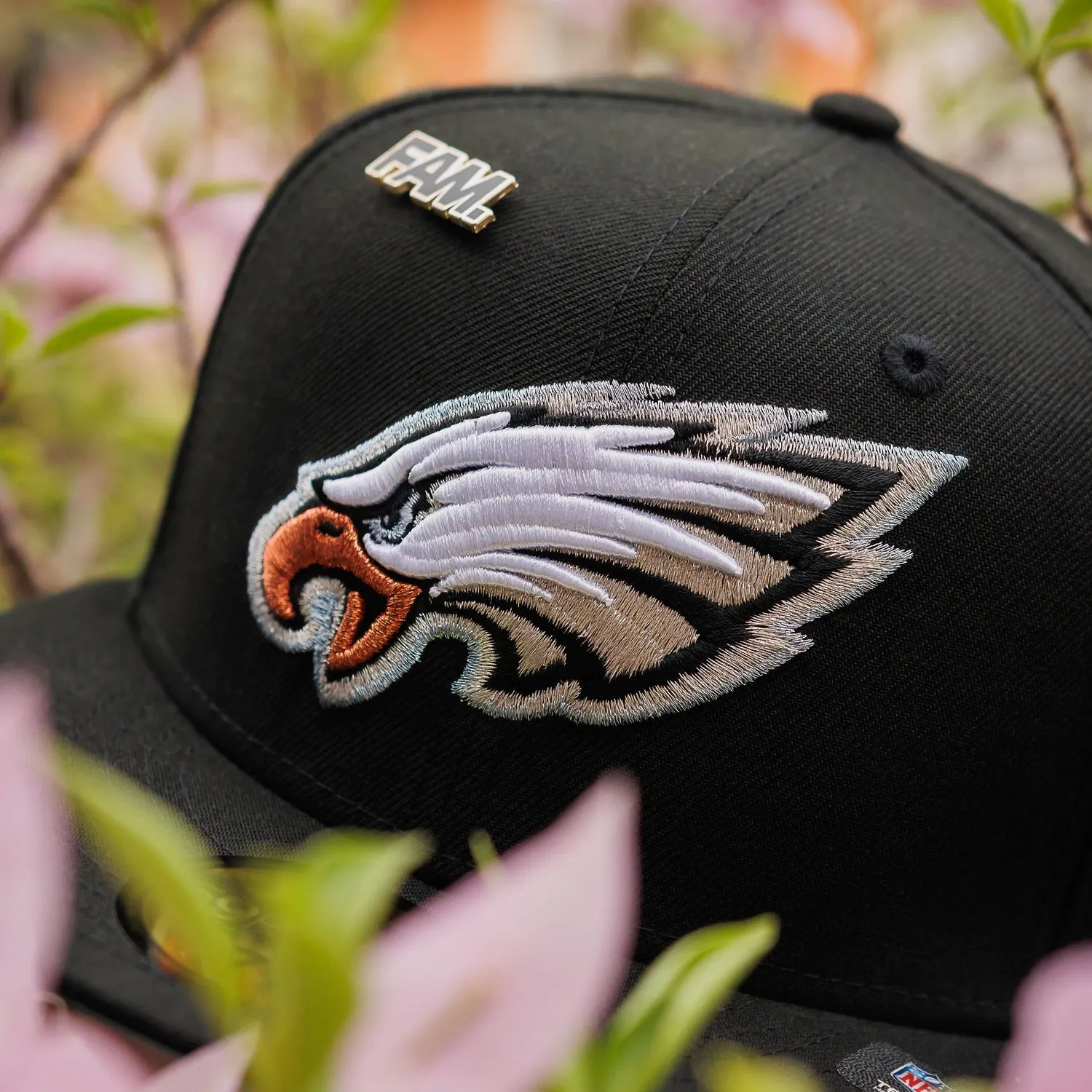 Philadelphia Eagles Nfl Black Blue Uv / New Era 59Fifty Fitted Cap Instant Hot Deal