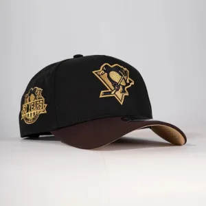Instant Savings Deal Pittsburgh Penguins Cap Black 50Th Patch Gold Uv / New Era A-Frame