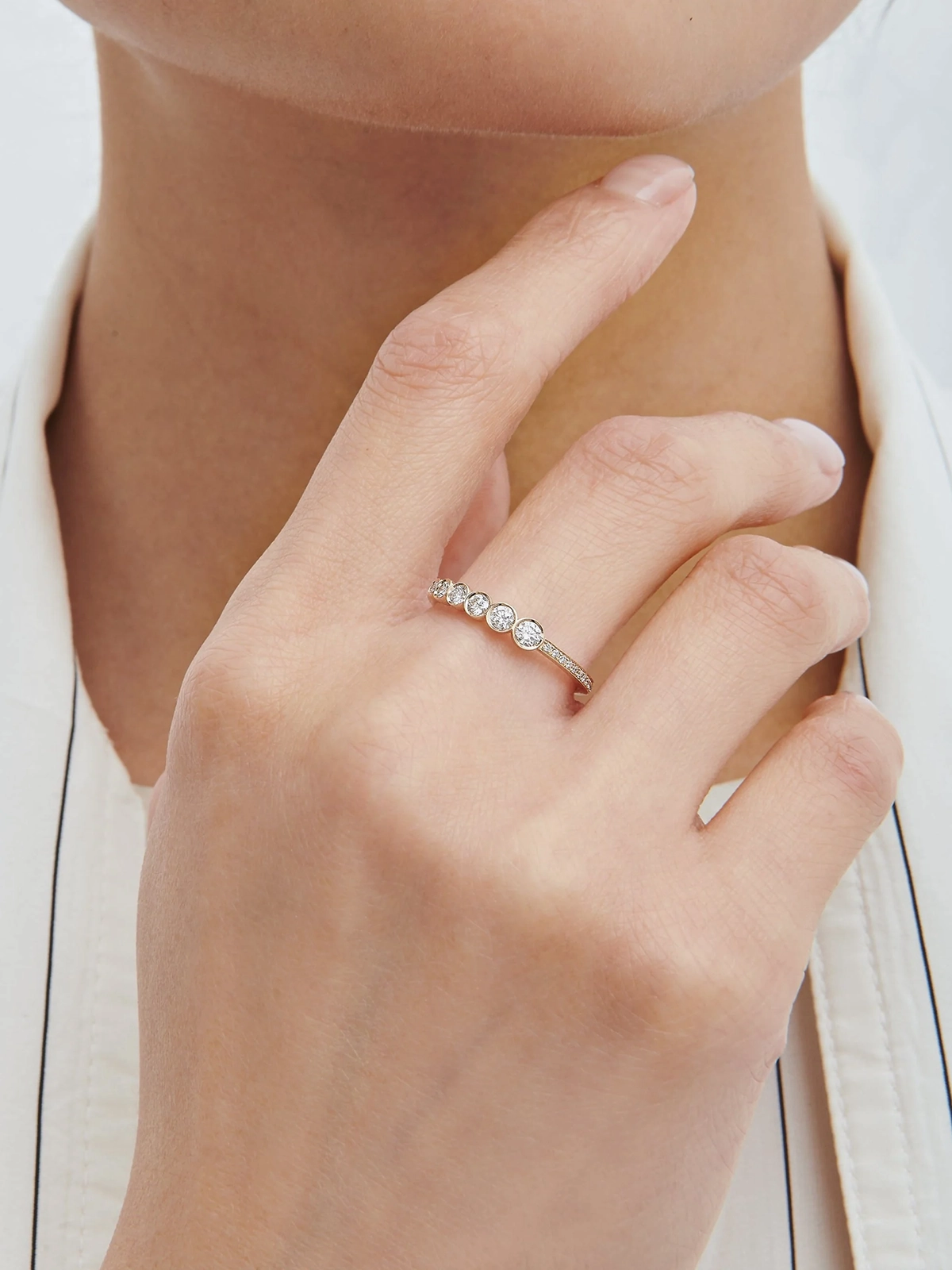 Hot Offer Frenzy Pleine Lune Diamant Ring