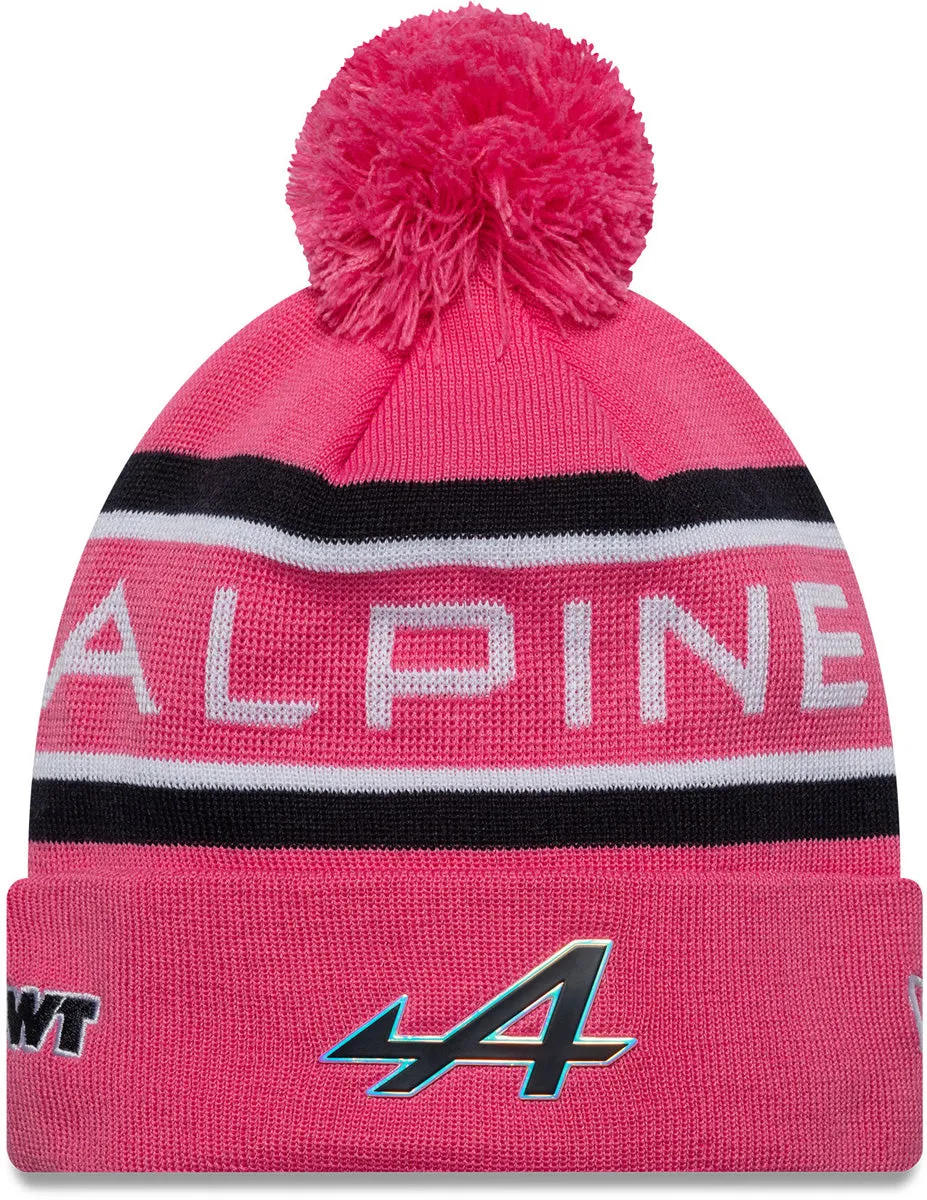 Exclusive Online Offer Alpine F1 New Era Driver Pierre Gasly Cuff Knit Bobble Hat